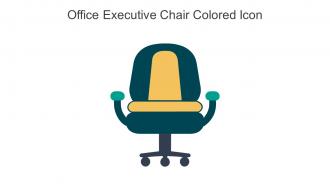 Office Executive Chair Colored Icon In Powerpoint Pptx Png And Editable Eps Format