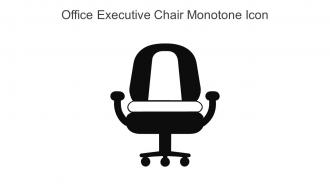 Office Executive Chair Monotone Icon In Powerpoint Pptx Png And Editable Eps Format