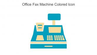 Office Fax Machine Colored Icon In Powerpoint Pptx Png And Editable Eps Format