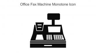 Office Fax Machine Monotone Icon In Powerpoint Pptx Png And Editable Eps Format