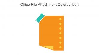 Office File Attachment Colored Icon In Powerpoint Pptx Png And Editable Eps Format