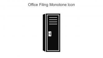 Office Filing Monotone Icon In Powerpoint Pptx Png And Editable Eps Format