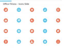 Office fitness icons slide ppt formats