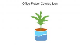 Office Flower Colored Icon In Powerpoint Pptx Png And Editable Eps Format