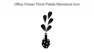 Office Flower Floral Petals Monotone Icon In Powerpoint Pptx Png And Editable Eps Format