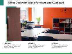 Office Furniture Conference Cupboard Cubicles Employees Monitors Interior