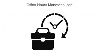 Office Hours Monotone Icon In Powerpoint Pptx Png And Editable Eps Format