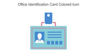 Office Identification Card Colored Icon In Powerpoint Pptx Png And Editable Eps Format