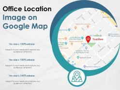 Office location image on google map