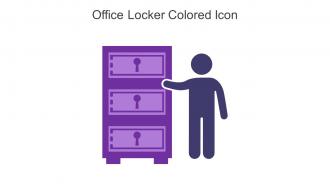 Office Locker Colored Icon In Powerpoint Pptx Png And Editable Eps Format