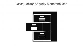 Office Locker Security Monotone Icon In Powerpoint Pptx Png And Editable Eps Format