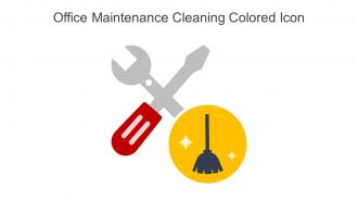 Office Maintenance Cleaning Colored Icon In Powerpoint Pptx Png And Editable Eps Format