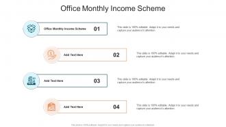 Office Monthly Income Scheme In Powerpoint And Google Slides Cpb