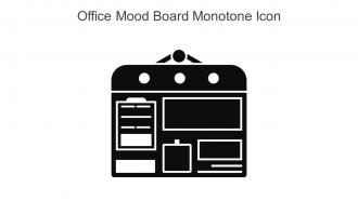Office Mood Board Monotone Icon In Powerpoint Pptx Png And Editable Eps Format