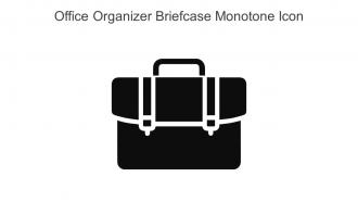 Office Organizer Briefcase Monotone Icon In Powerpoint Pptx Png And Editable Eps Format