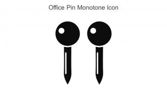 Office Pin Monotone Icon In Powerpoint Pptx Png And Editable Eps Format