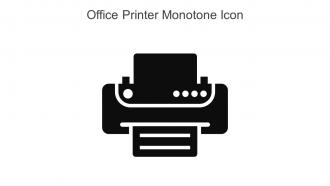 Office Printer Monotone Icon In Powerpoint Pptx Png And Editable Eps Format