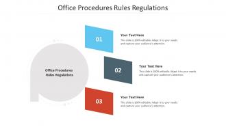 Office procedures rules regulations ppt powerpoint presentation infographic template slides cpb