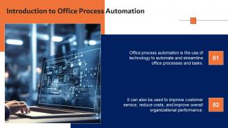 Office Process Automation Powerpoint Presentation And Google Slides ICP Aesthatic Colorful