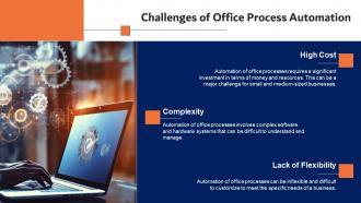 Office Process Automation Powerpoint Presentation And Google Slides ICP Adaptable Colorful