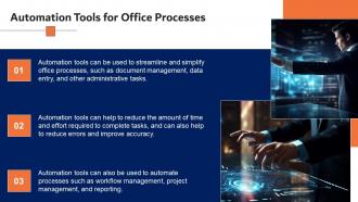 Office Process Automation Powerpoint Presentation And Google Slides ICP Pre-designed Colorful