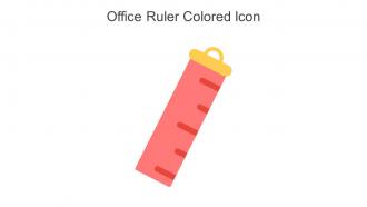 Office Ruler Colored Icon in powerpoint pptx png and editable eps format