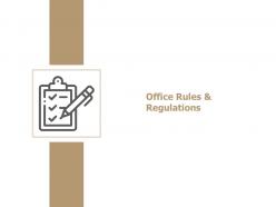 Office rules and regulations agenda j212 ppt powerpoint presentation file ideas