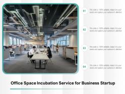 Office space incubation service for business startup
