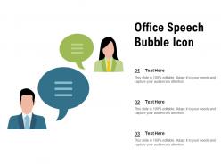 Office speech bubble icon