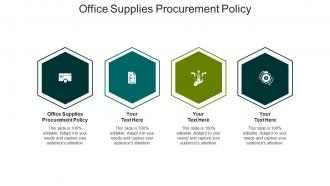 Office supplies procurement policy ppt powerpoint presentation infographic template example cpb