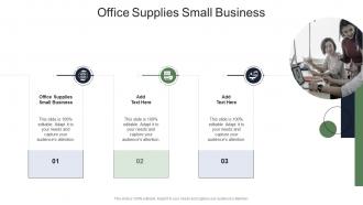 Office Supplies Small Business In Powerpoint And Google Slides Cpb