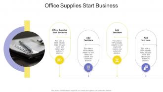 Office Supplies Start Business In Powerpoint And Google Slides Cpb