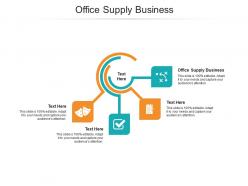 Office supply business ppt powerpoint presentation model styles cpb