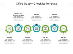 Office supply checklist template ppt powerpoint presentation ideas files cpb