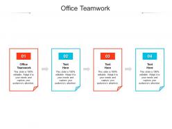 Office teamwork ppt powerpoint presentation pictures show cpb