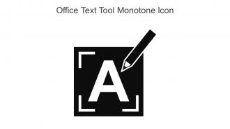 Office Text Tool Monotone Icon In Powerpoint Pptx Png And Editable Eps Format