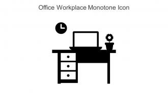 Office Workplace Monotone Icon In Powerpoint Pptx Png And Editable Eps Format