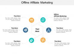 Offline affiliate marketing ppt powerpoint presentation summary deck cpb