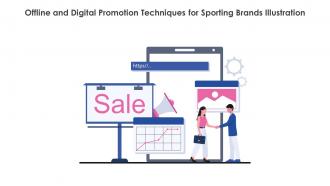 Offline And Digital Promotion Techniques For Sporting Brands Illustration