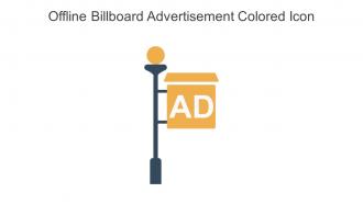 Offline Billboard Advertisement Colored Icon In Powerpoint Pptx Png And Editable Eps Format