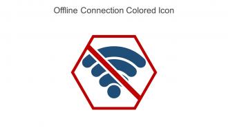 Offline Connection Colored Icon In Powerpoint Pptx Png And Editable Eps Format