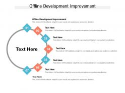 Offline development improvement ppt powerpoint presentation file templates cpb