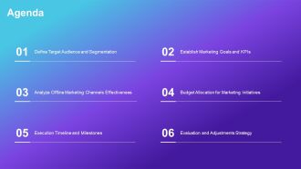 Offline Marketing Plan Budget Goals And Execution PPT Information AT Editable Professionally