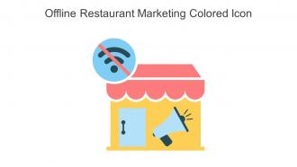 Offline Restaurant Marketing Colored Icon In Powerpoint Pptx Png And Editable Eps Format