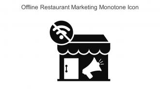 Offline Restaurant Marketing Monotone Icon In Powerpoint Pptx Png And Editable Eps Format