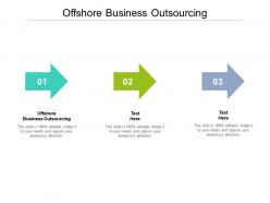 Offshore business outsourcing ppt powerpoint presentation layouts model cpb