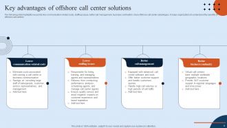Offshore Call Center Powerpoint Ppt Template Bundles