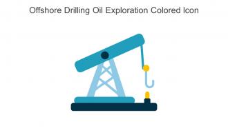 Offshore Drilling Oil Exploration Colored Icon In Powerpoint Pptx Png And Editable Eps Format