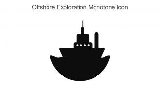 Offshore Exploration Monotone Icon In Powerpoint Pptx Png And Editable Eps Format
