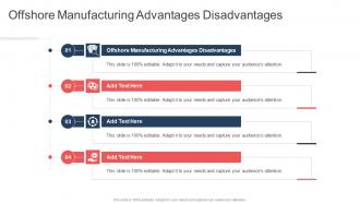 Offshore Manufacturing Advantages Disadvantages In Powerpoint And Google Slides Cpb